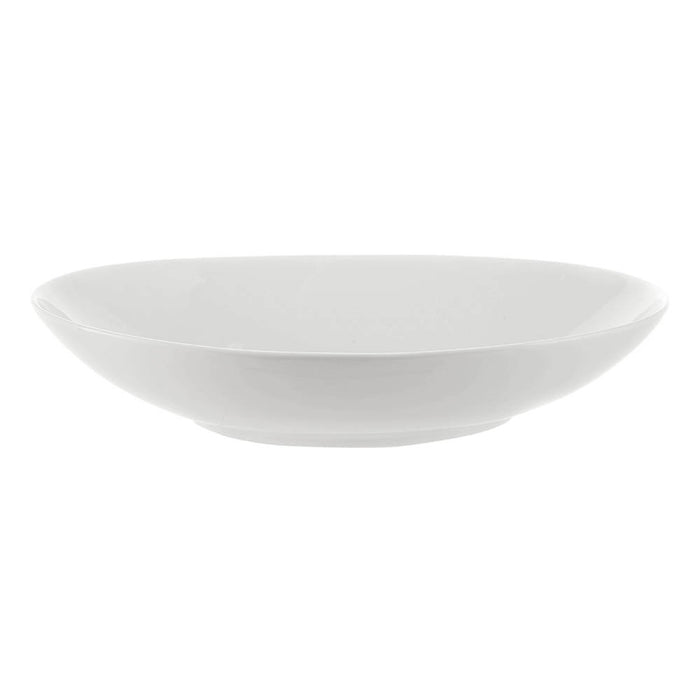 White Oval Bowl 25x17cm