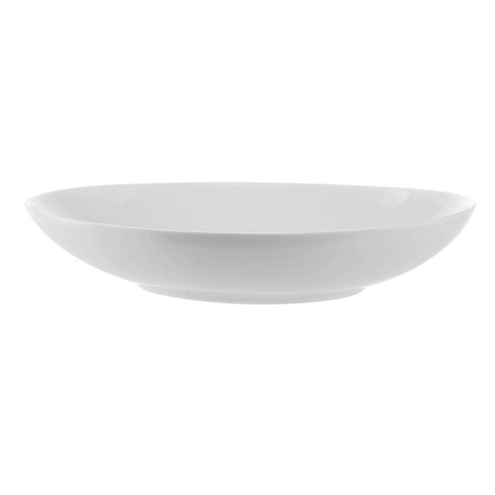 White Oval Bowl 30x20cm