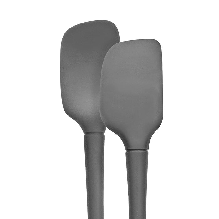 Flex-Core Charcoal Silicone Spoonula Set/2