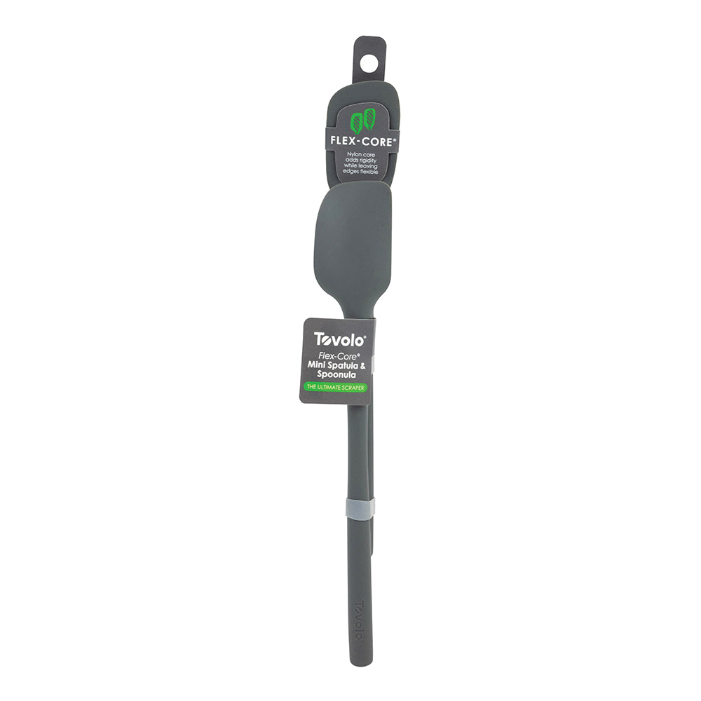 Flex-Core Charcoal Silicone Spoonula Set/2