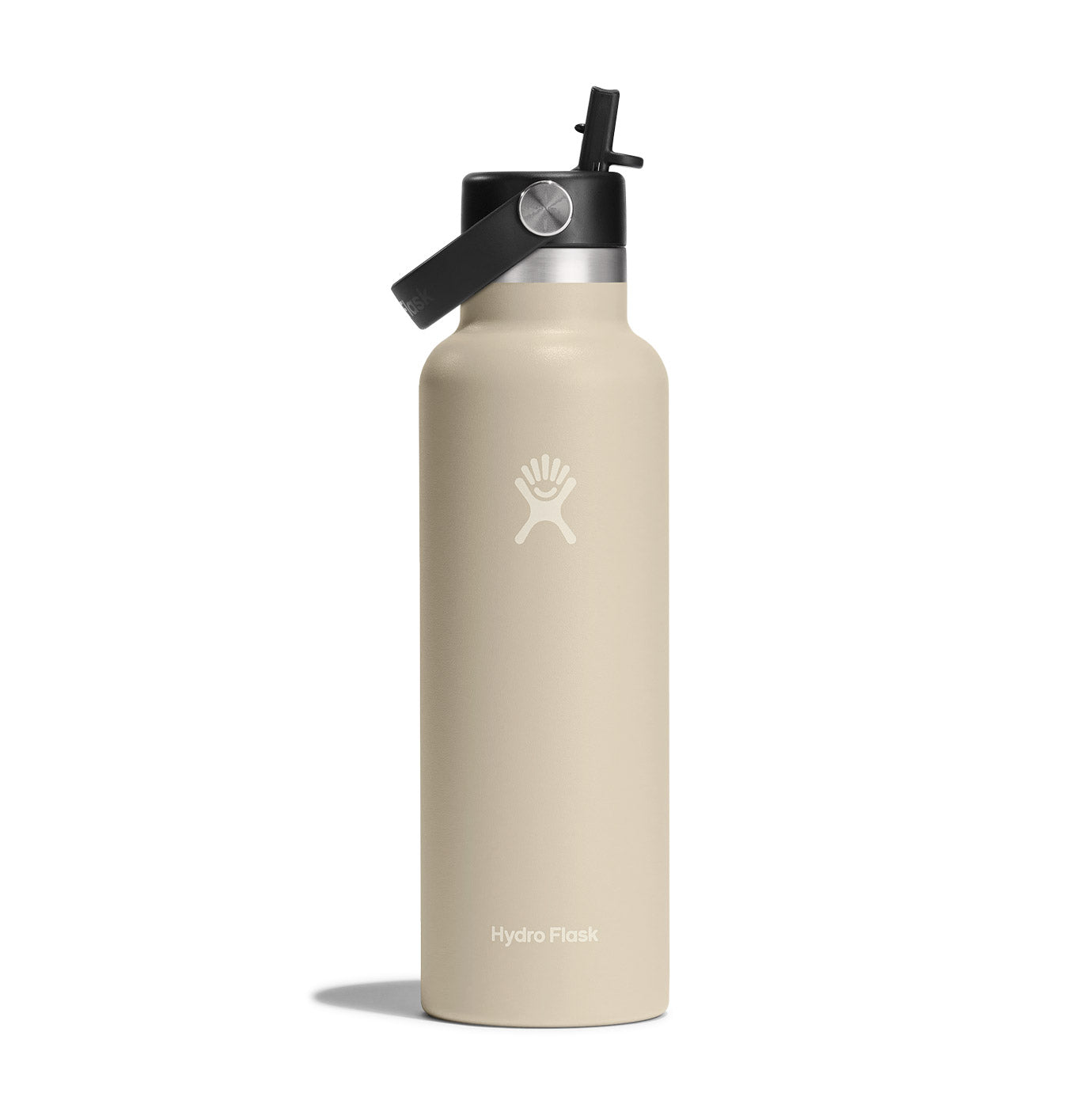 Hydro Flask Standard Mouth Oat Bottle with Flex Straw Cap 621ml