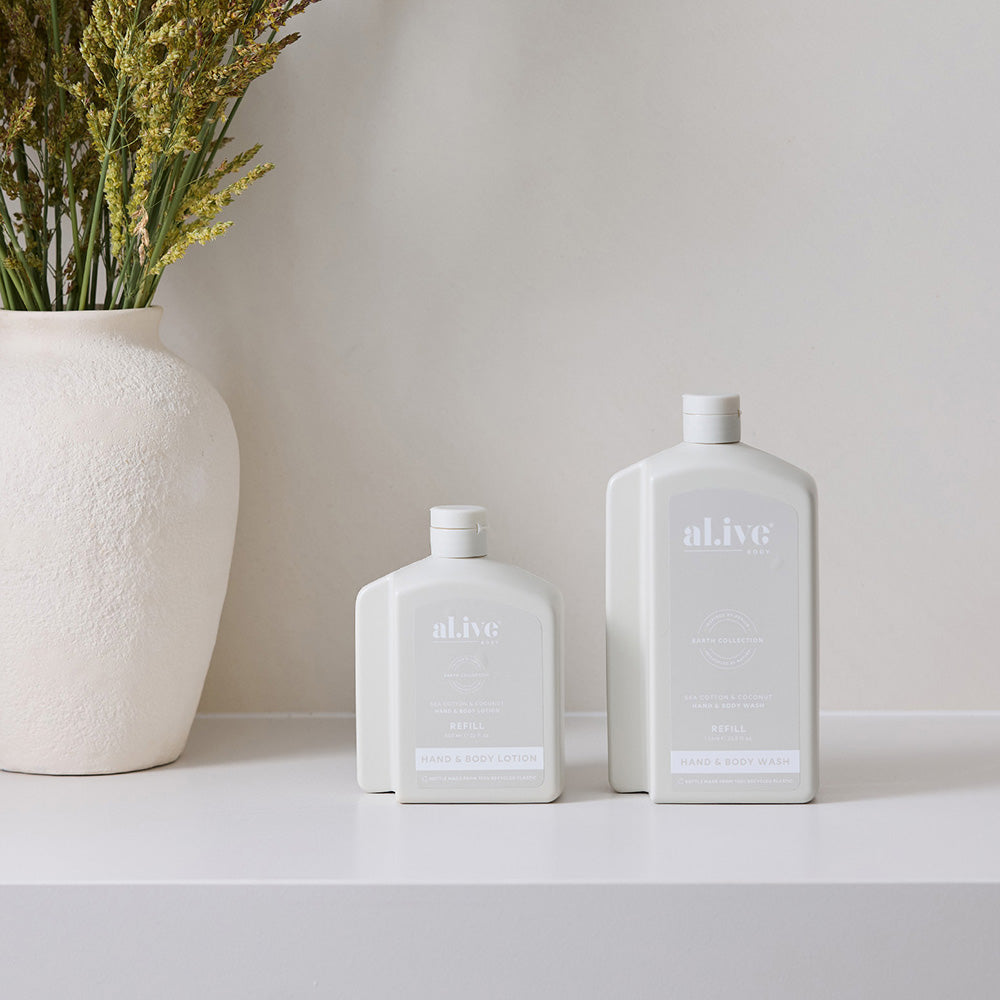 al.ive body Sea Cotton & Coconut Wash Refill
