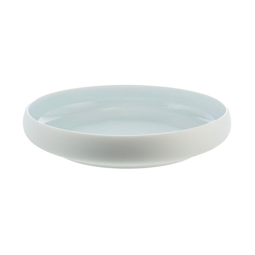 Matte Light Blue 23x5cm Stoneware Bowl