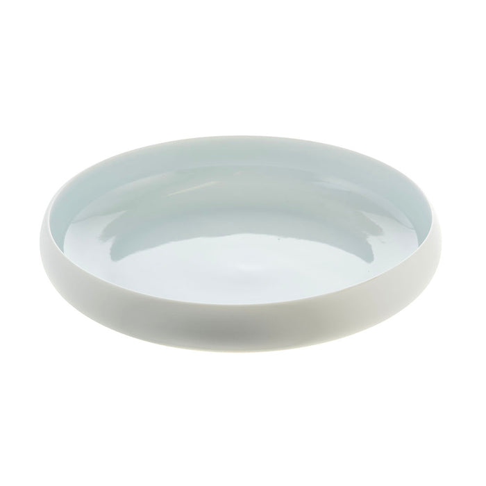 Matte Light Blue 23x5cm Stoneware Bowl