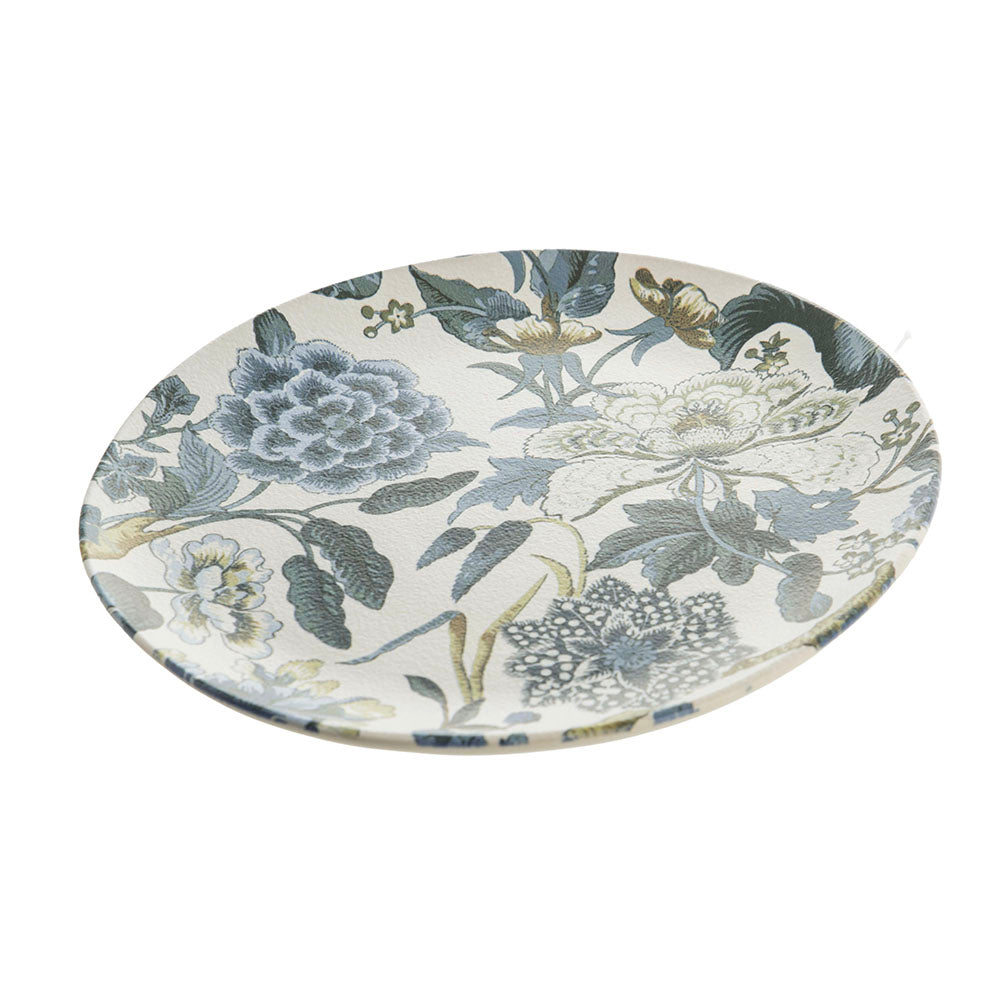 Rococo Blue & White Floral 21cm Stoneware Side Plate