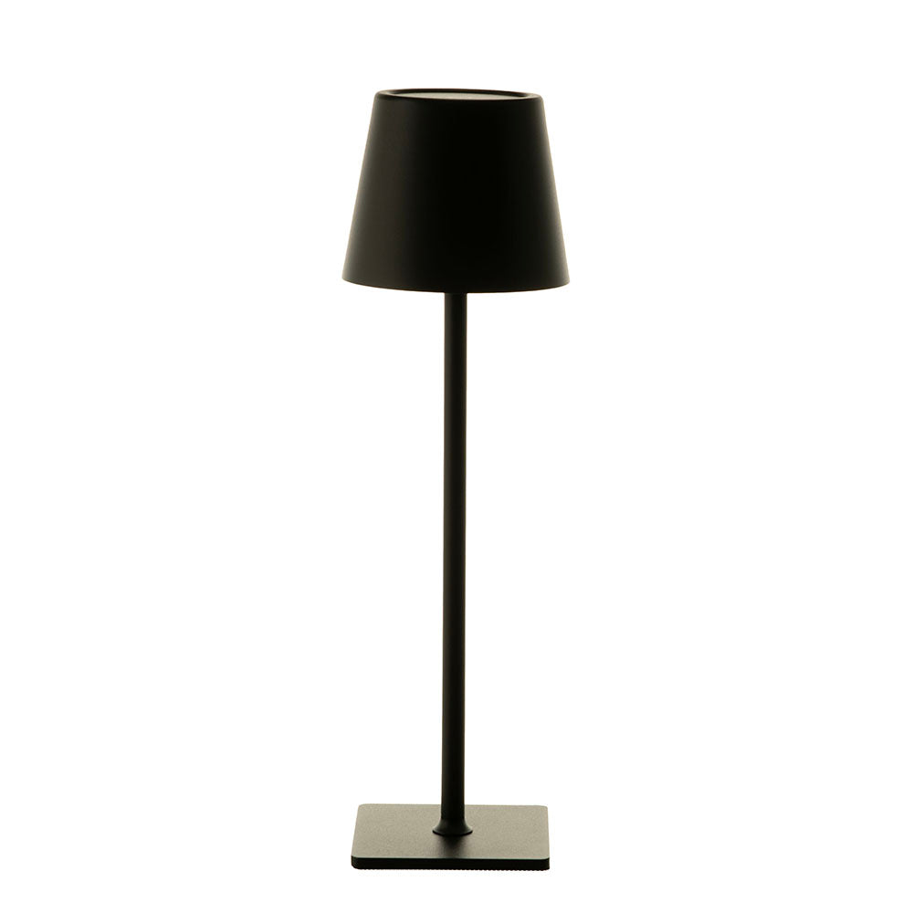 Rechargeable LED Black Table Lamp with USB