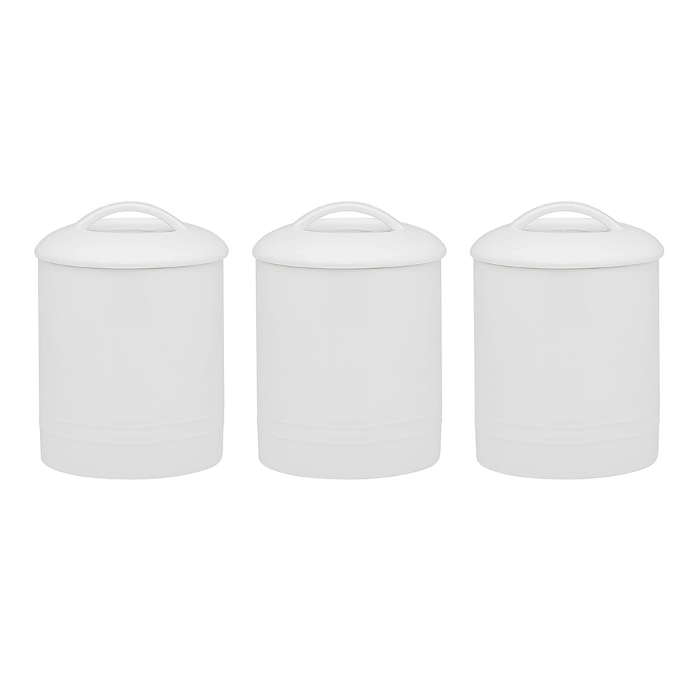 White Canister Set/3