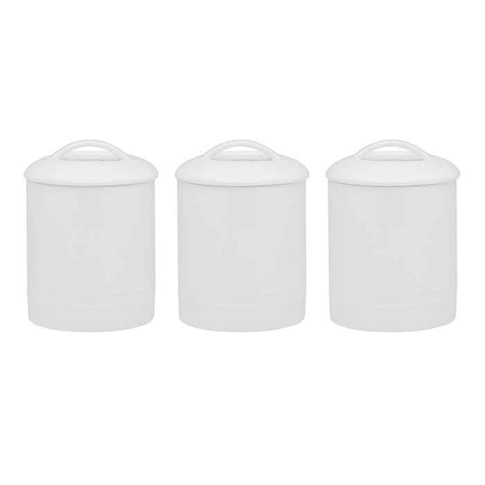 White Canister Set/3