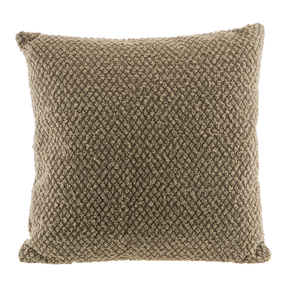 Mocha Boucle Square 50cm Cushion