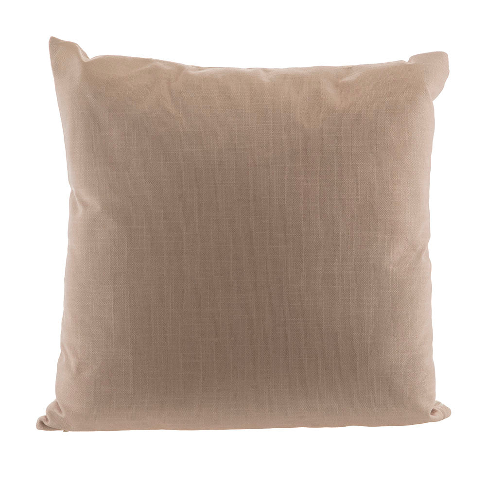 Nude Cream & Mauve Floral Print Square 50cm Cushion