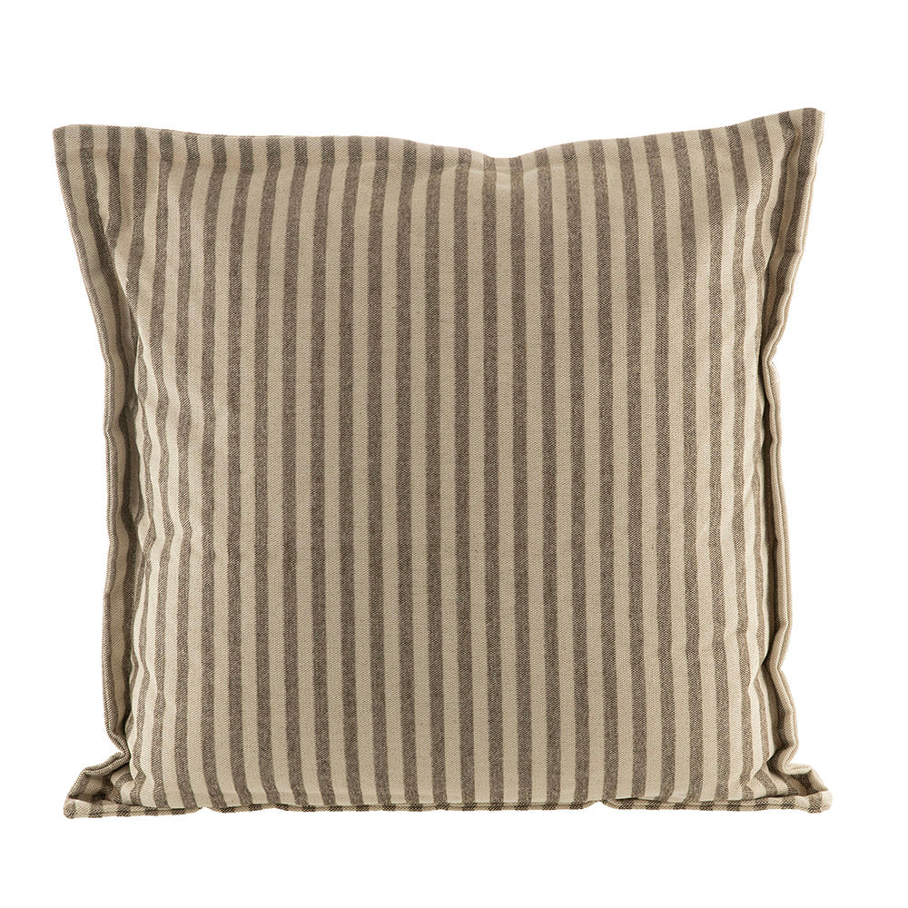 Chocolate Stripes Square 50x50cm Cushion