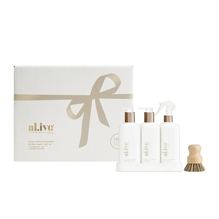 al.ive home Lemon Myrtle & Honeydew Kitchen Ritual Gift Set