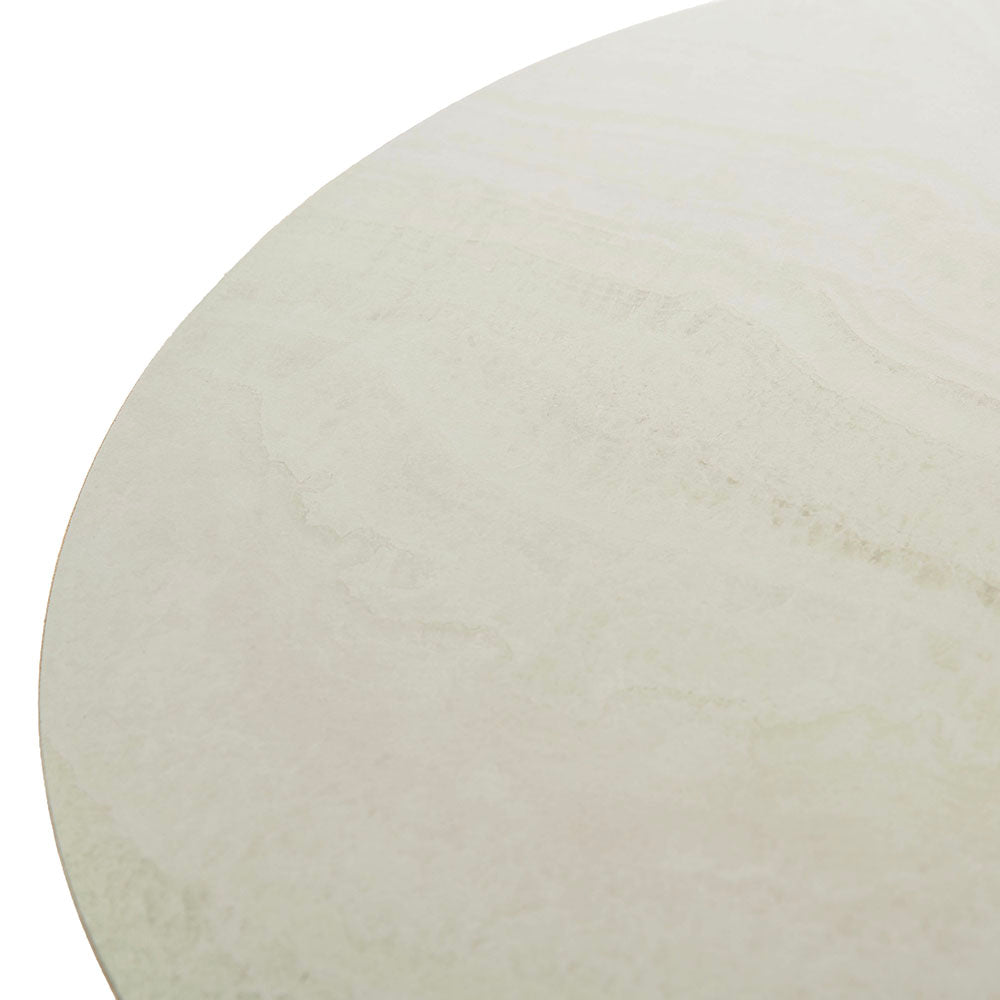 Green Onyx Round 37cm Set/4 Cork Backed Placemat