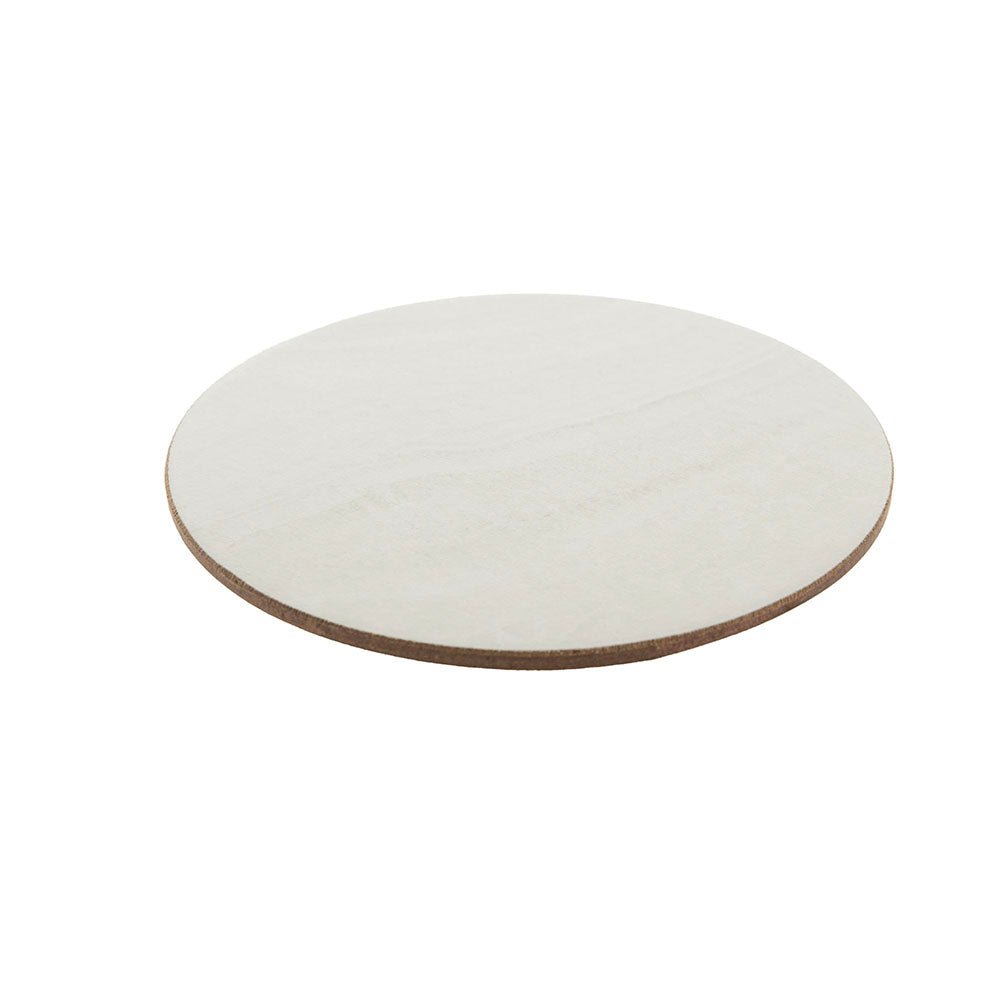 Green Onyx Round 11cm Set/4 Cork Backed Coaster