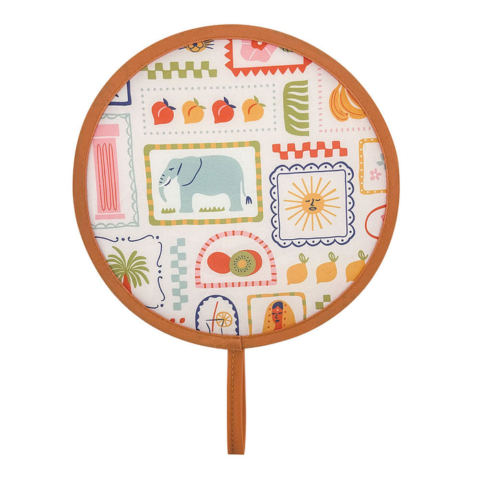 Pop Folding Travel Fan Assorted Designs