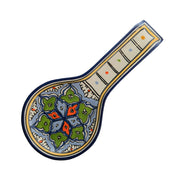 Blue & Multicolour 11cm Spoon Rest