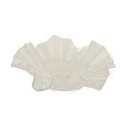 Tulip White 16.5x5.5cm Glass Decorative Plate