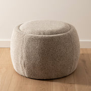 Cookies & Cream Round 70x47cm Upholstered Side Table