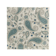 Blue Paisley Print 33cm Pk 20 Paper Napkin Pack