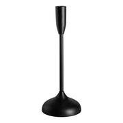 Matt Black 30cm Metal Taper Candle Holder