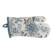 Blue & White Palam Pur Print Oven Mitt