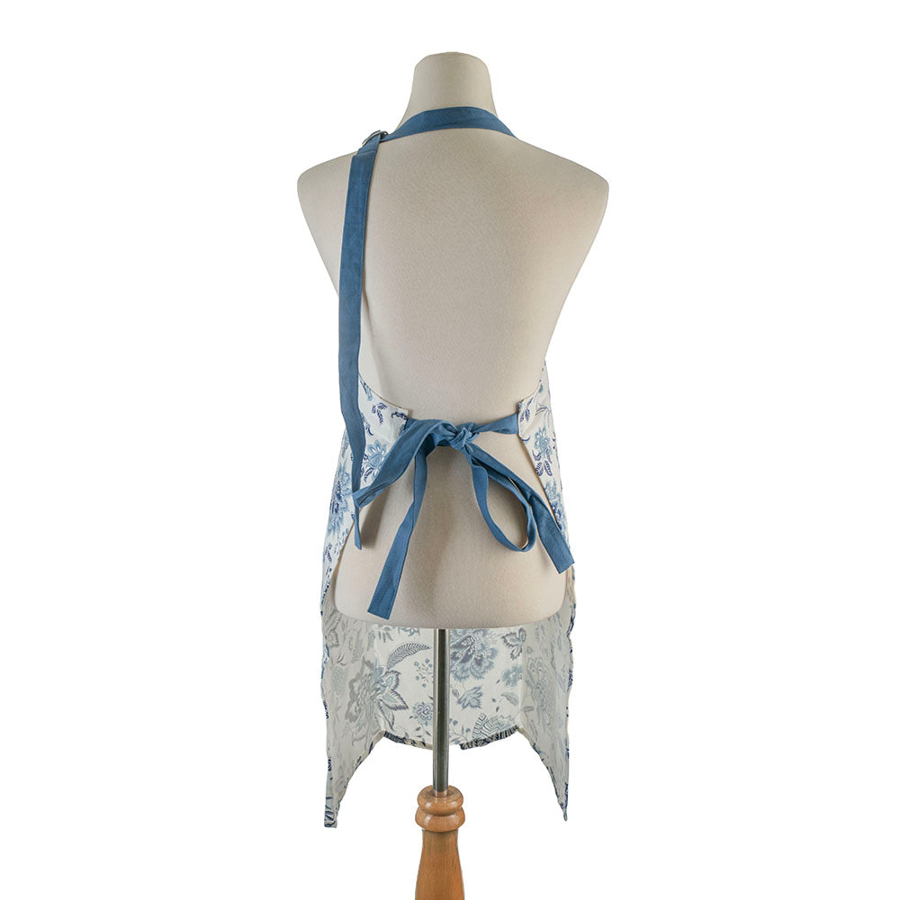 Blue & White Palam Pur Print 70x90cm Apron