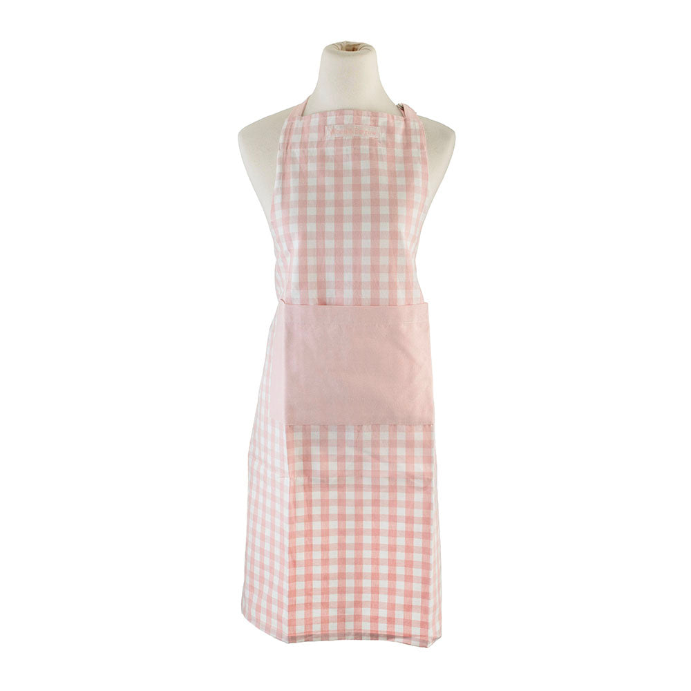 Pink Gingham 70x90cm Apron