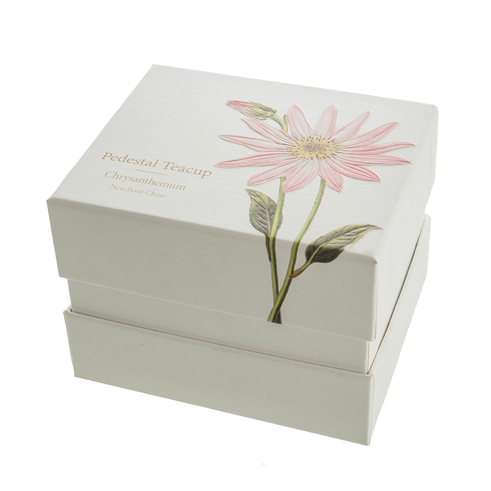 Chrysanthemum 400mL New Bone China Pedestal Teacup