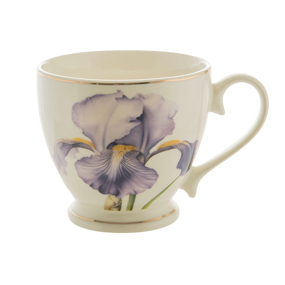 Iris 400mL New Bone China Pedestal Teacup