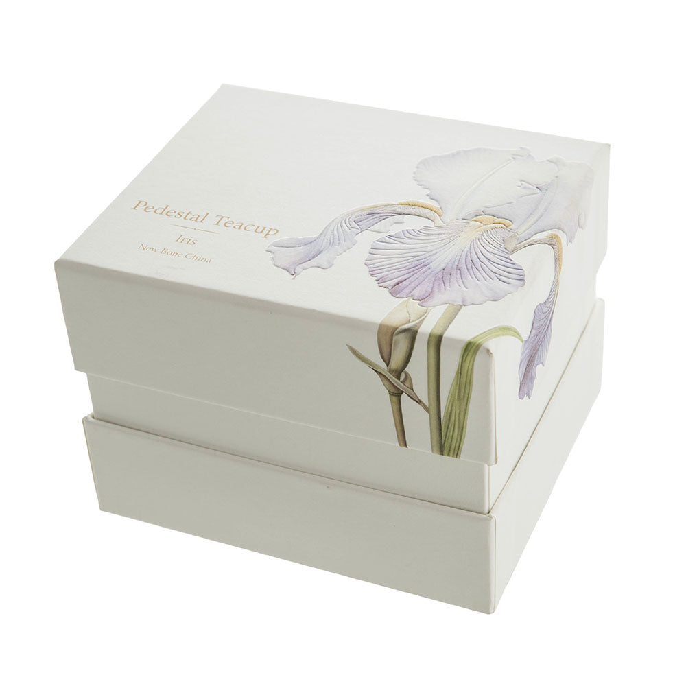 Iris 400mL New Bone China Pedestal Teacup