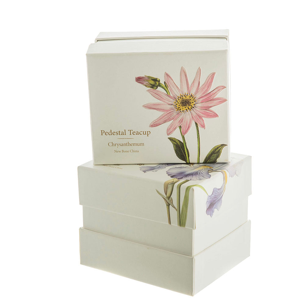 Iris 400mL New Bone China Pedestal Teacup