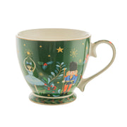 Nutcracker Green 400mL Pedestal Teacup