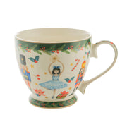 Nutcracker White 400mL Pedestal Teacup