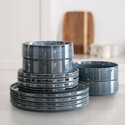 Ink Linear 12 pc Stoneware Dinner Set