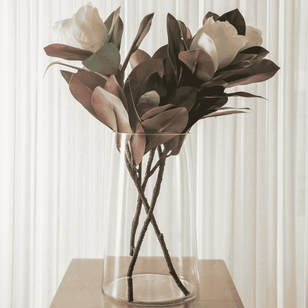 Angle Clear 35x22cm Glass Vase