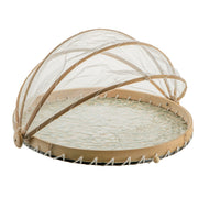 Green Leaf 40x3cm Capiz Food Cover
