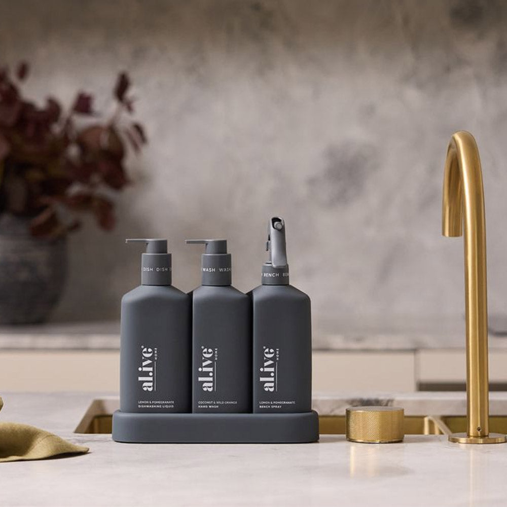 al.ive body Lemon & Pomegranate + Coconut & Wild Orange Kitchen Trio
