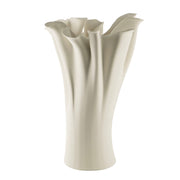 White Lily 3D Printed 31x29x38cm Ceramic Vase