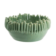 Sage Green Round 27x12cm Ceramic Coral Decorative Bowl