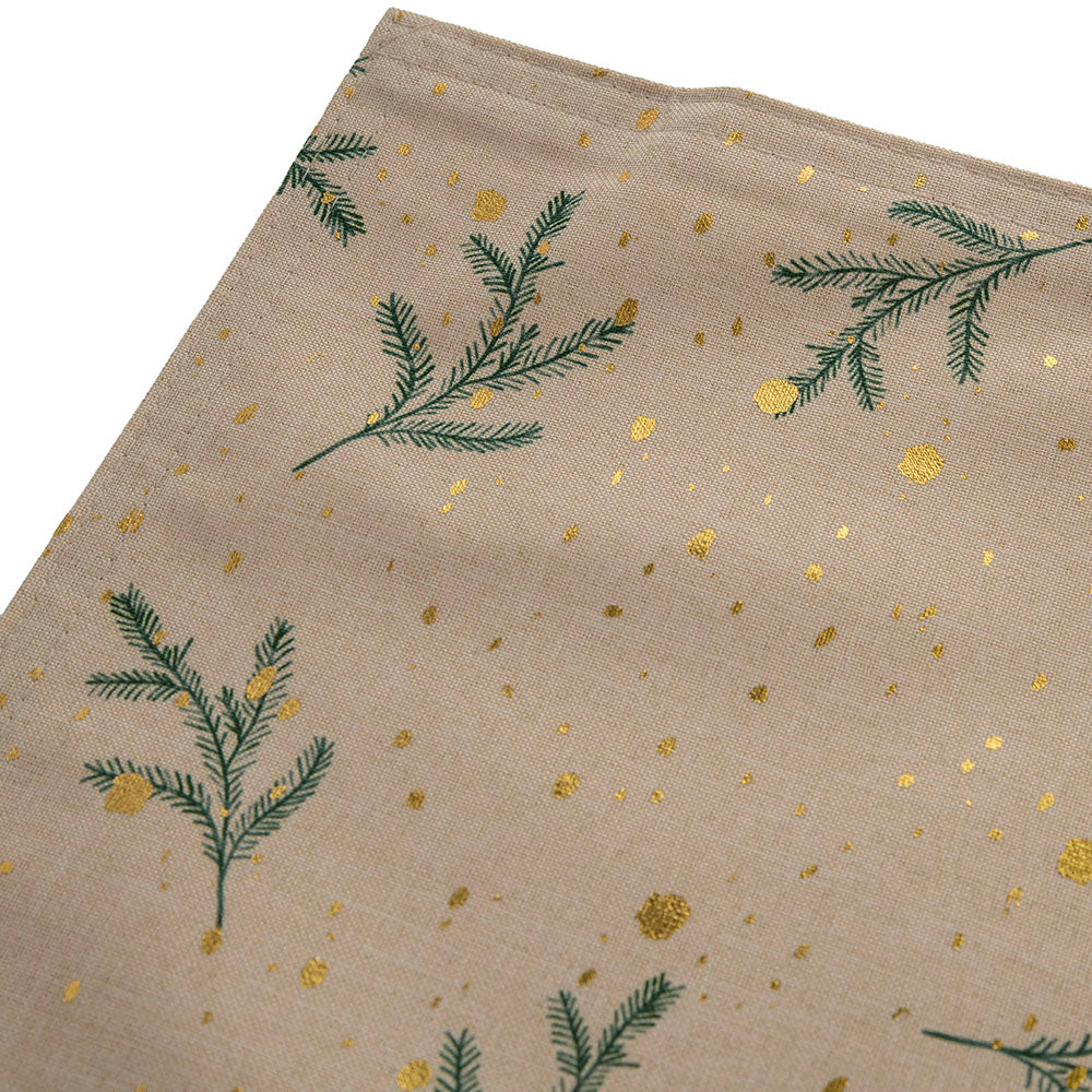 Natural Christmas Sprig Print  33x48cm Placemat