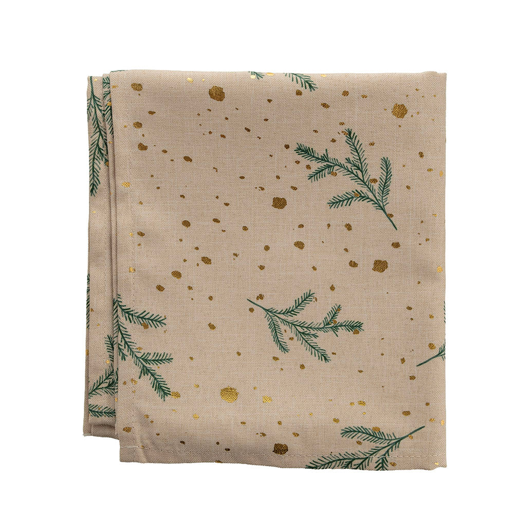 Natural Christmas Sprig Print  40x180cm Runner