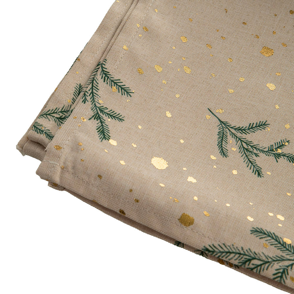 Natural Christmas Sprig Print  40x180cm Runner