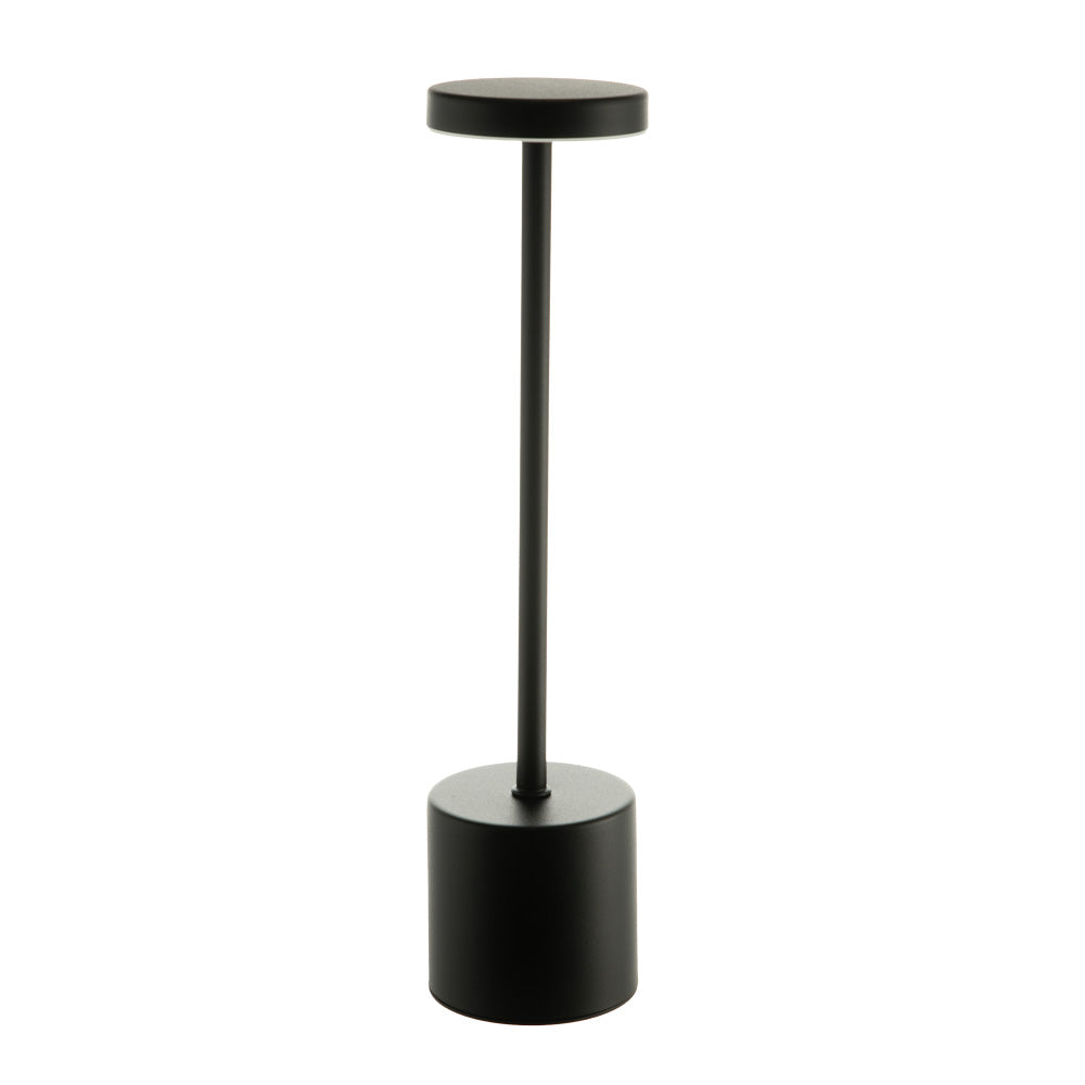 Portable LED Matte Black Table Lamp with USB