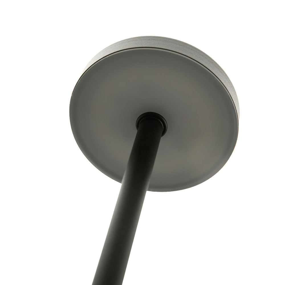 Portable LED Matte Black Table Lamp with USB