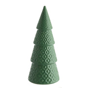 Forest Green 26x11cm Ceramic Christmas Cone