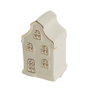 White 11x7x6cm House with LED Christmas Ornament