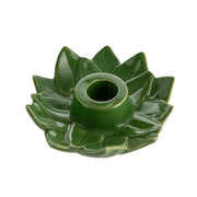 Forest Flower 12cm Ceramic Taper Candle Holder