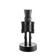 Matt Black 17cm Nut Cracker Ornament