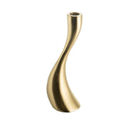 Brushed Gold  23.5cm Taper Candle Holder