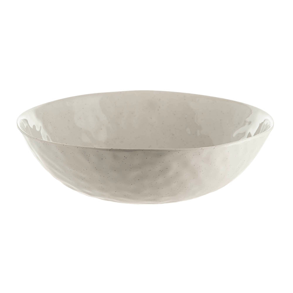 Speckle White Round 30cm Melamine Bowl
